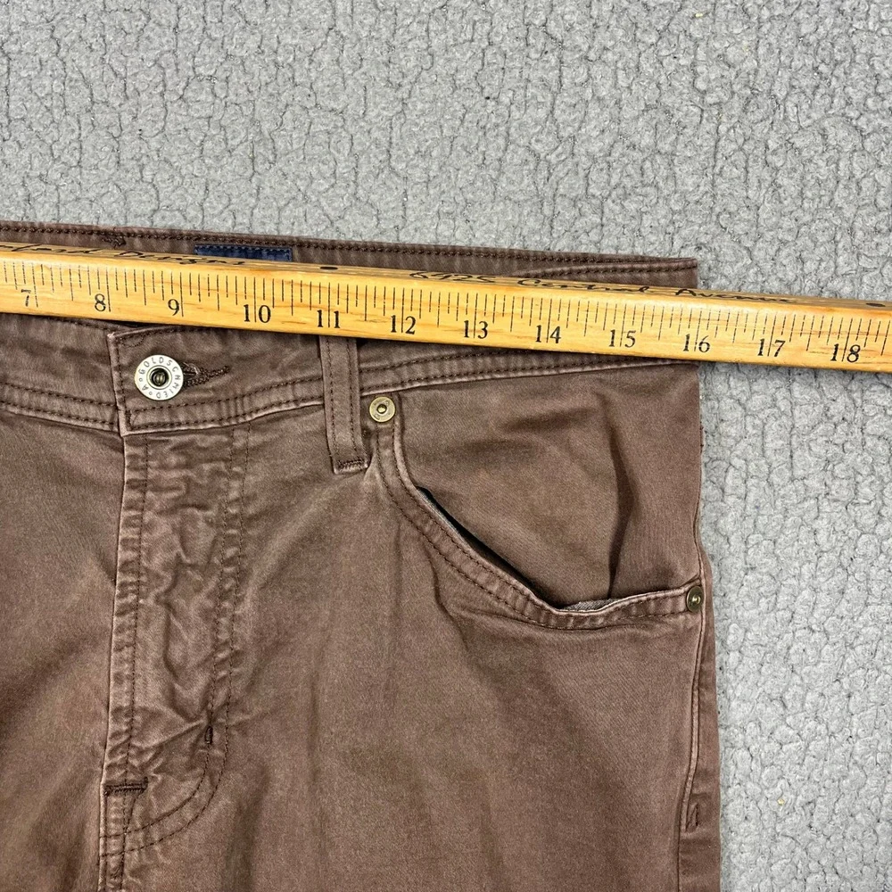 AG Adriano Goldschmied The Graduate Tailored Leg Brown Pants 1174SUD-DEB 32x32